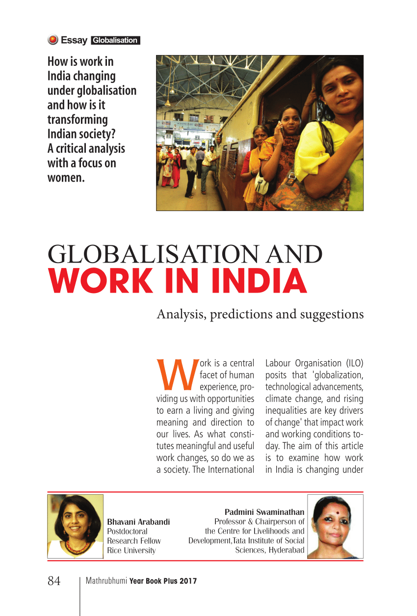 impacts of globalization on workplaace