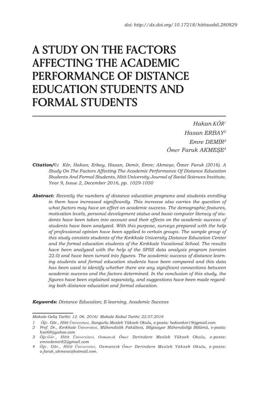 dissertation on distance education
