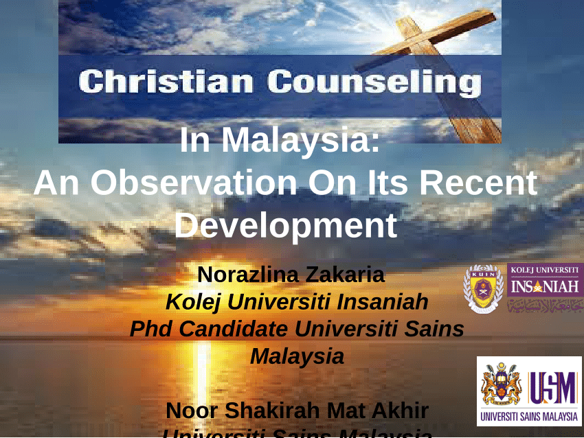 Pdf Christian Counseling In Malaysia An Observation On Its Recent Development