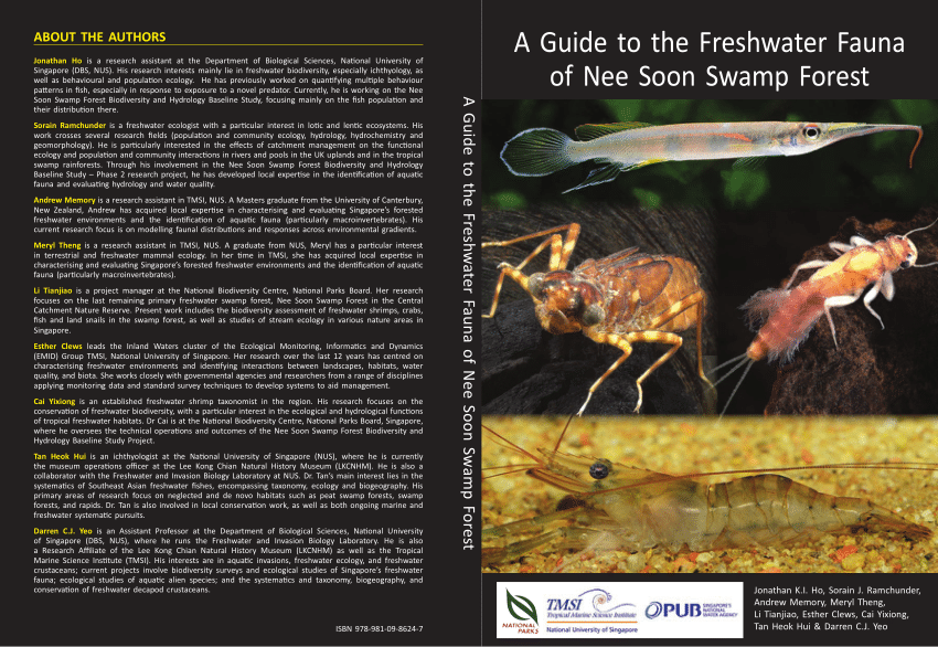 PDF) A Guide to the Freshwater Fauna of Nee Soon Swamp Forest