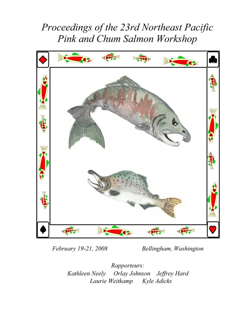PDF) Is the changing capacity of the Strait of Georgia to produce more pink  and chum salmon and less coho and Chinook salmon an indication of a similar  trend throughout the subarctic