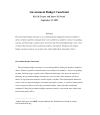 government budget constraint