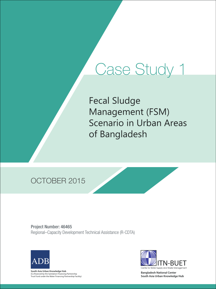 PDF) Case Study: Fecal Sludge Management (FSM) in Urban Areas of ...