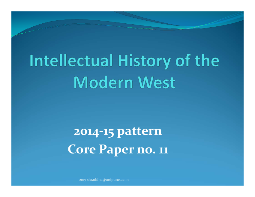 the modern mind an intellectual history of the 20th century