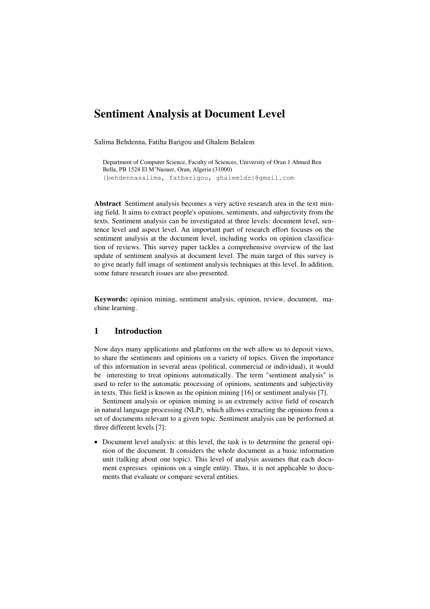 sentiment analysis thesis pdf