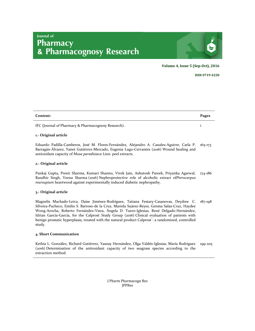 research articles related to pharmacy