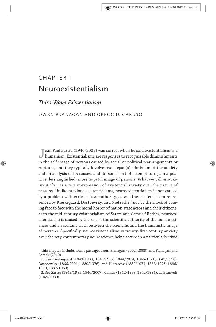 PDF Neuroexistentialism Third Wave Existentialism