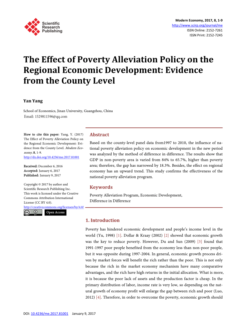 thesis on poverty alleviation pdf