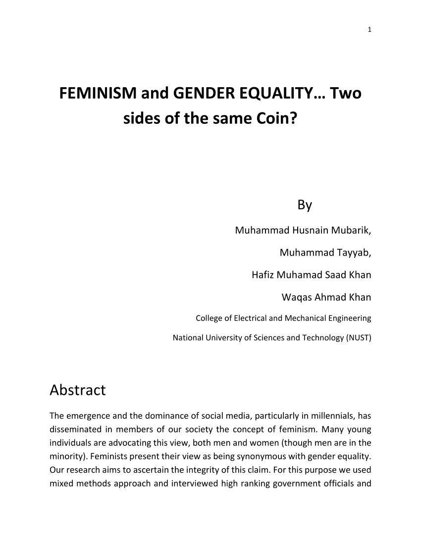 research on feminism pdf