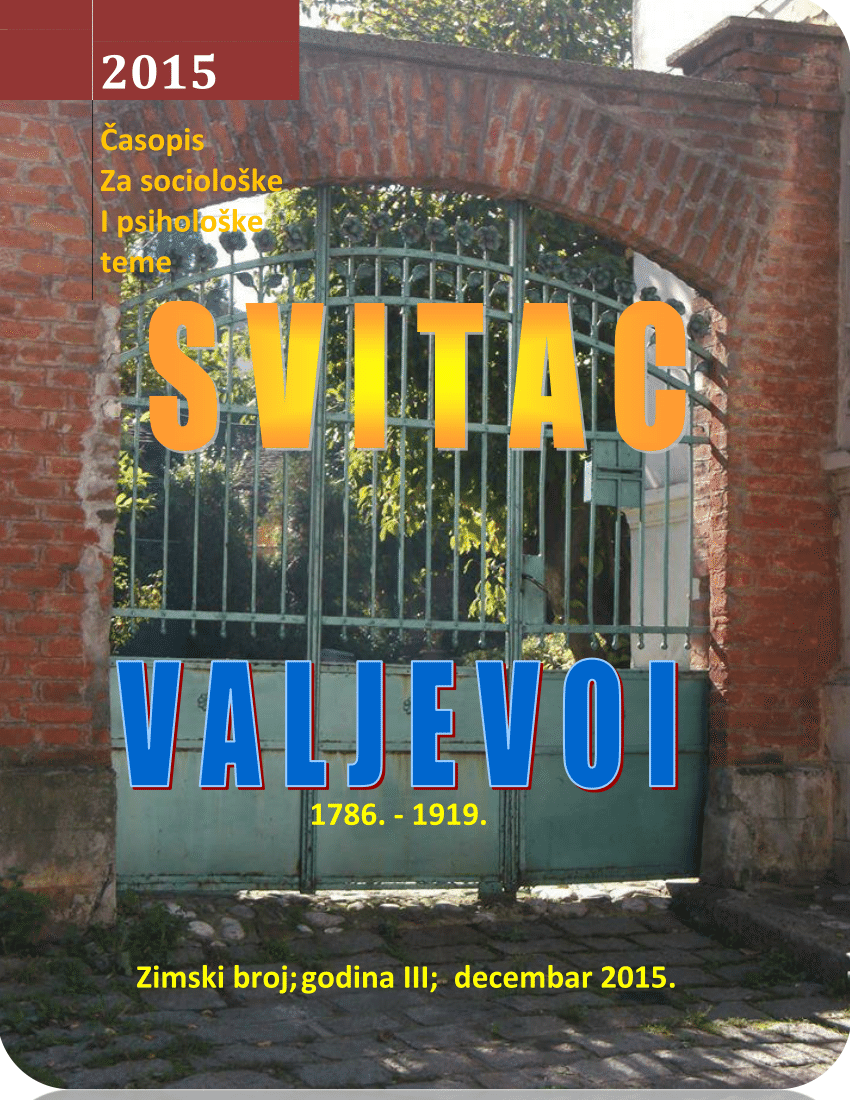 Pdf Zimski Svitac Br 29 God Iv 2016