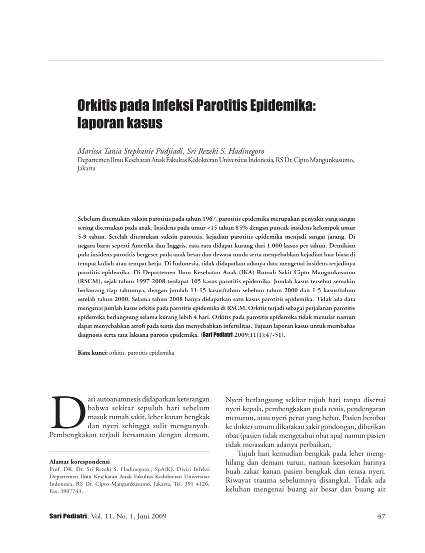 Mumps Outbreak In A Highly Vaccinated Population Request Pdf