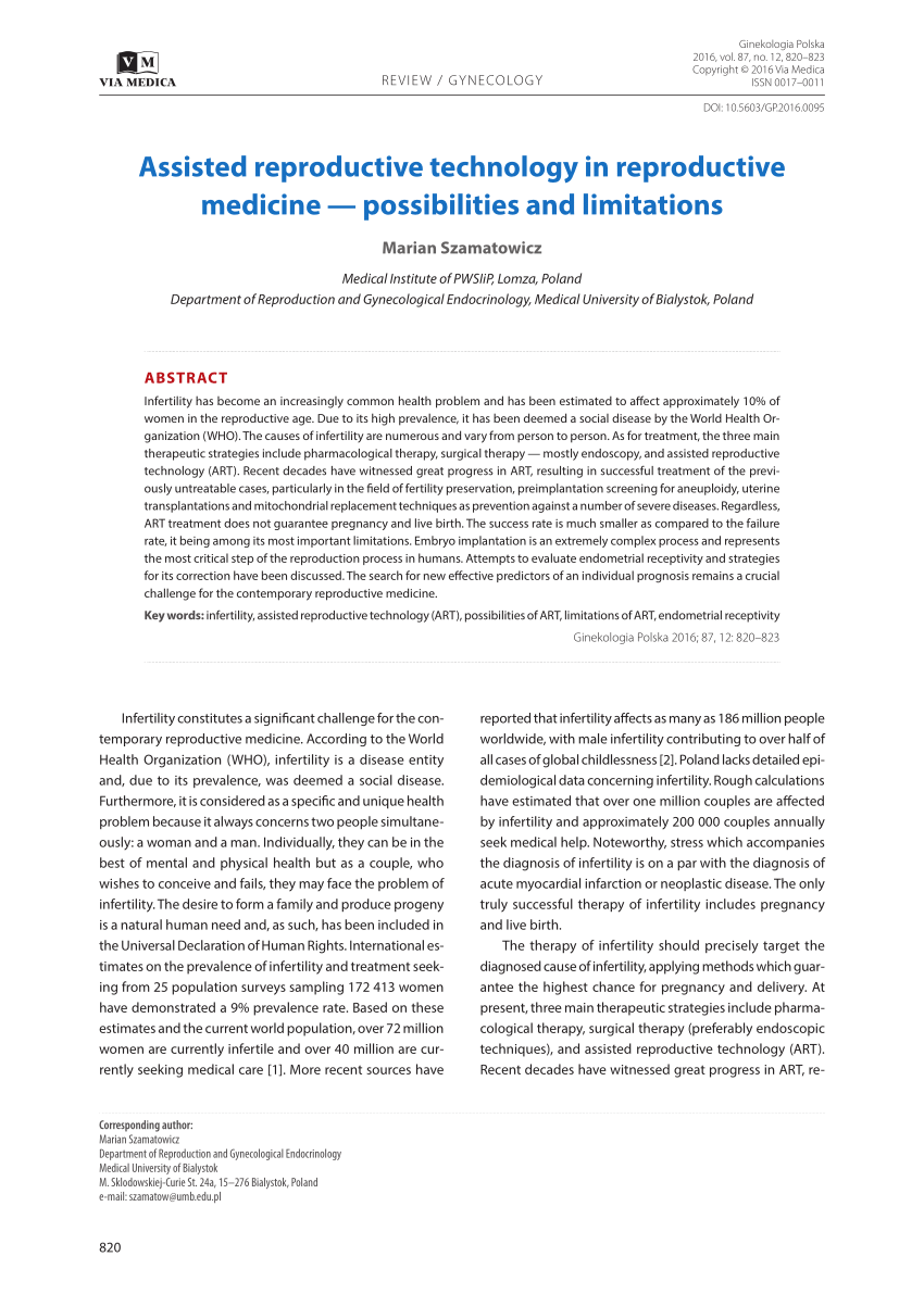thesis topics in reproductive medicine