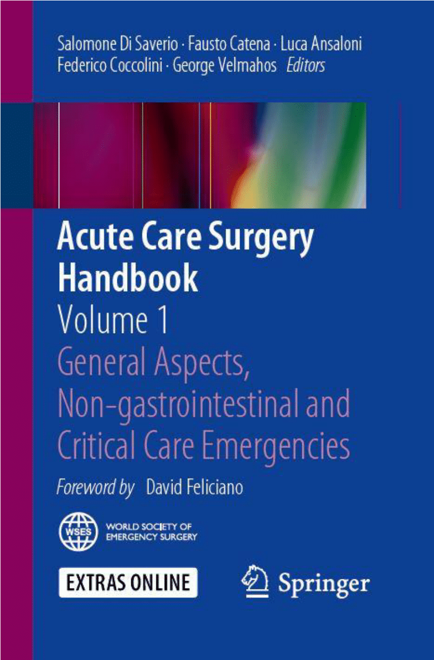 PDF) Acute Care Surgery Handbook Vol. 1