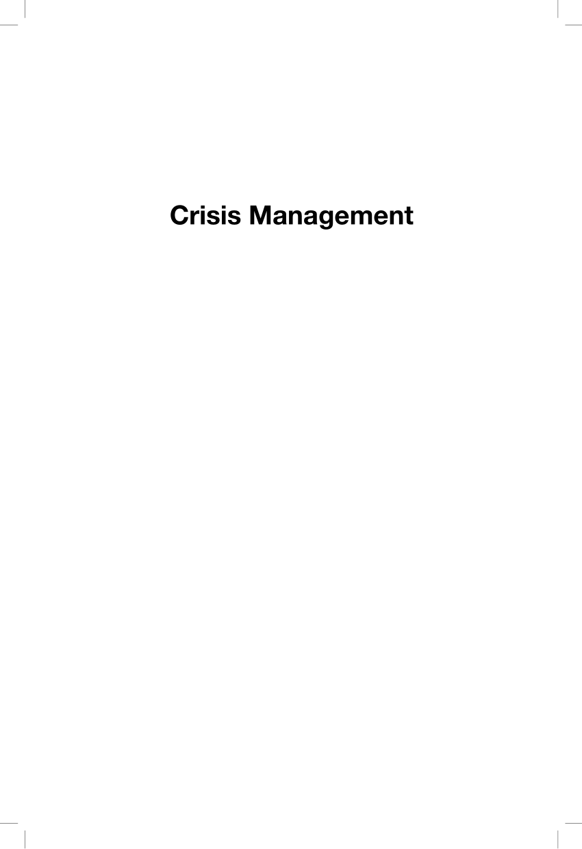 PDF) Foot-and-Mouth 2001: The Politics of Crisis Management