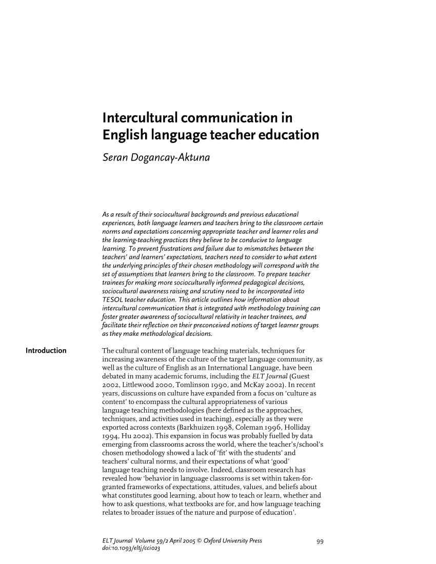essay topics for the intercultural communication
