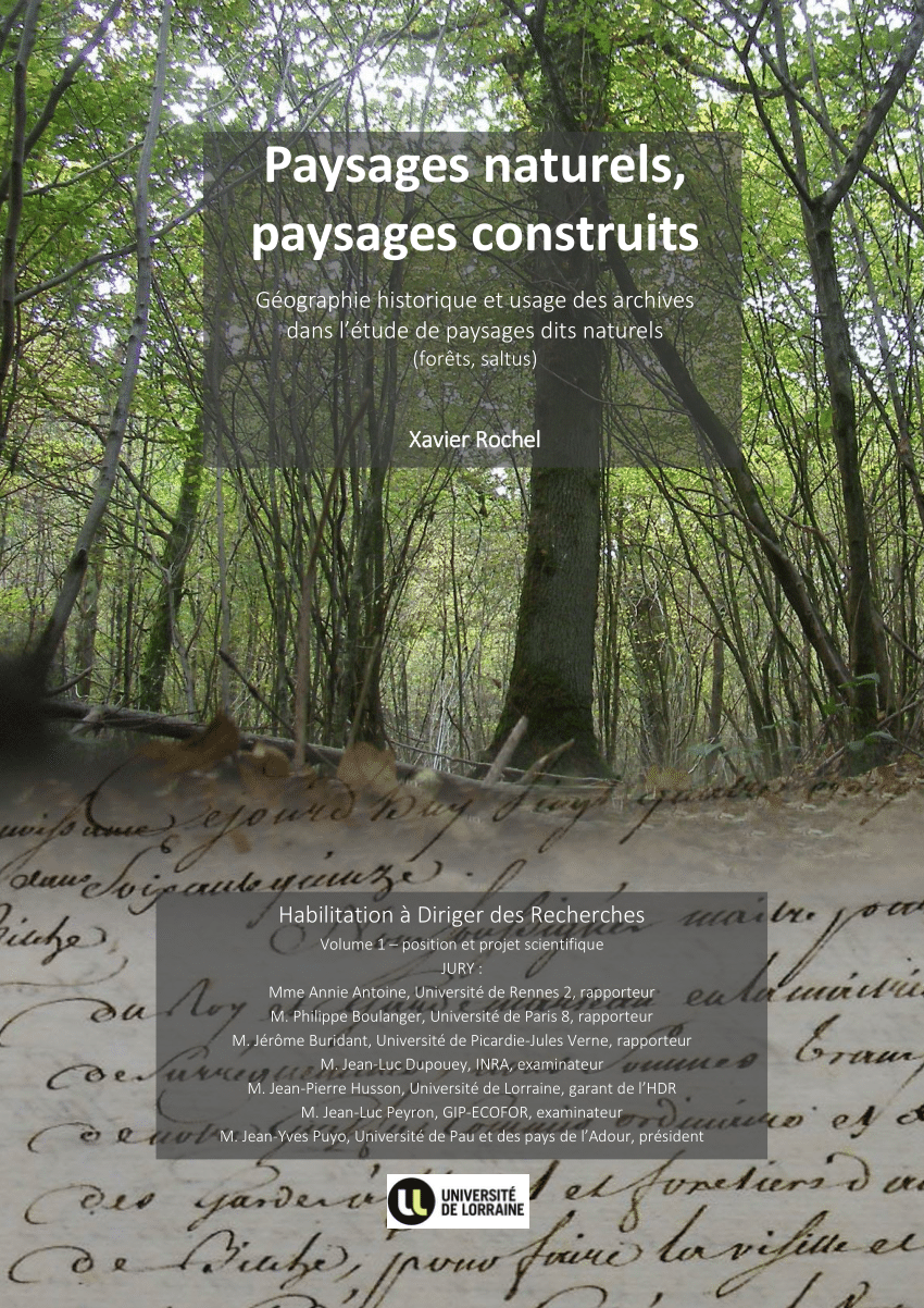 Pdf Paysages Naturels Paysages Construits