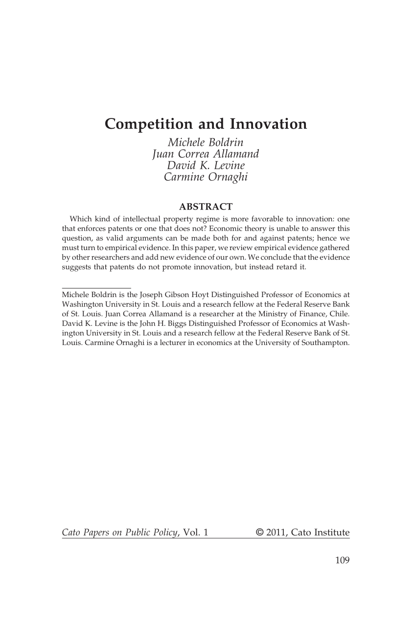 research paper about competition