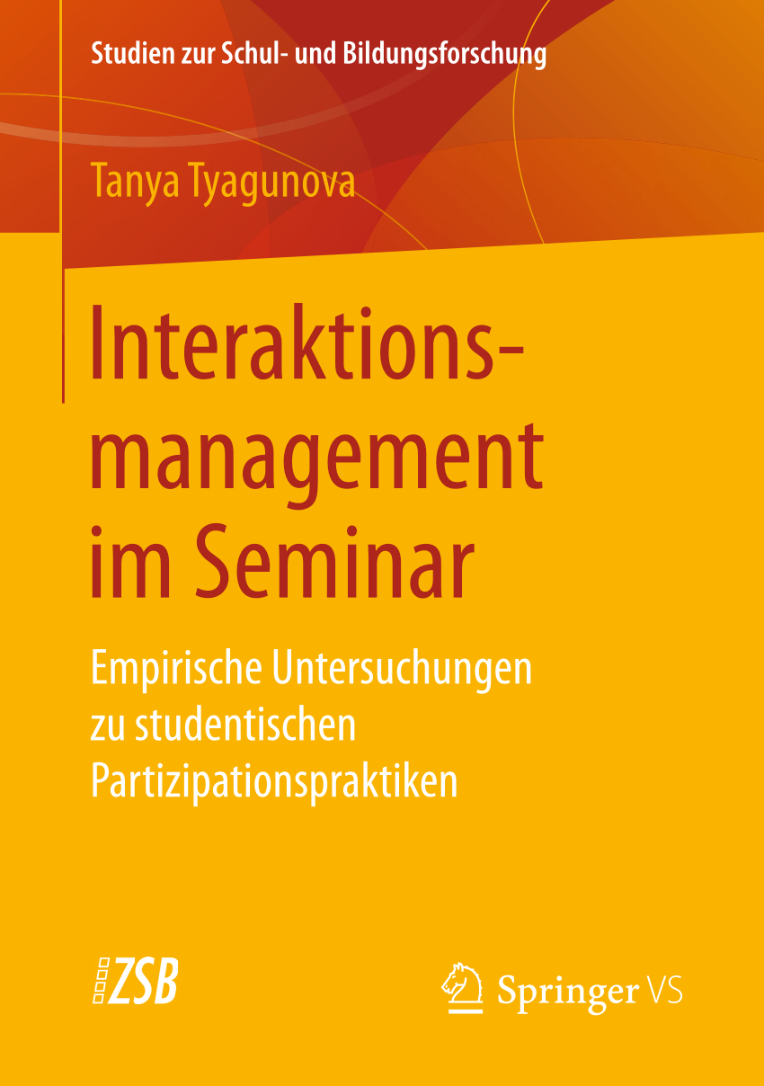 PDF) Interaktionsmanagement im Seminar