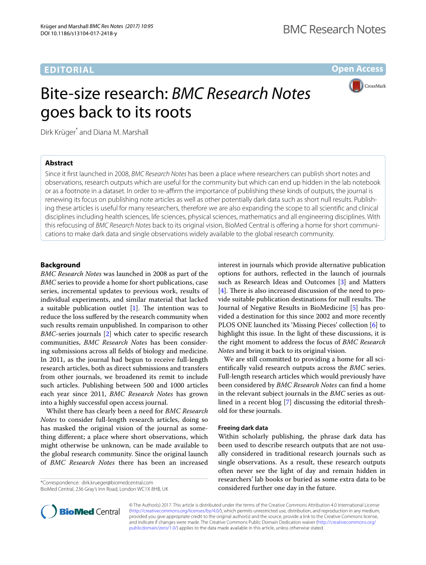 bmc research notes