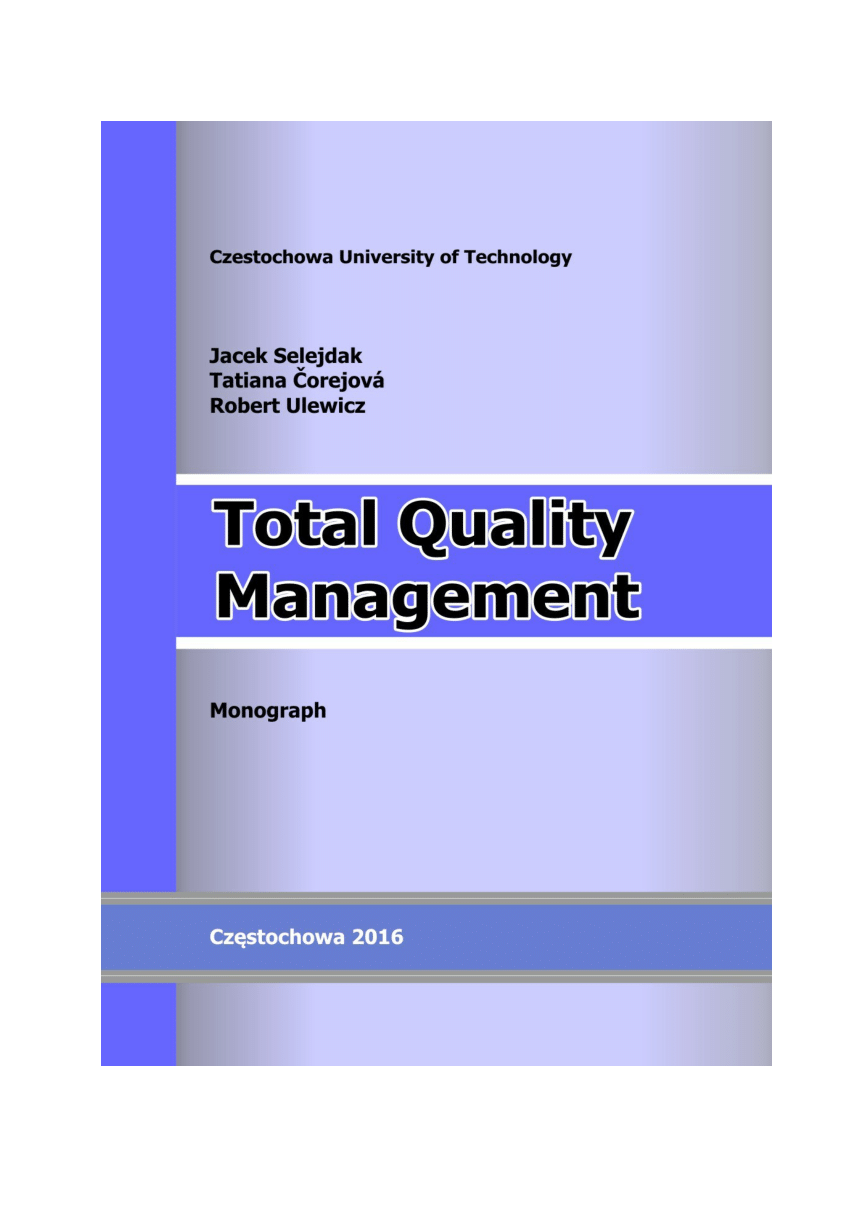 literature review on total quality management pdf