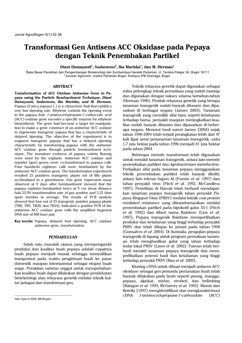 JURNAL  TANAMAN  TRANSGENIK PDF