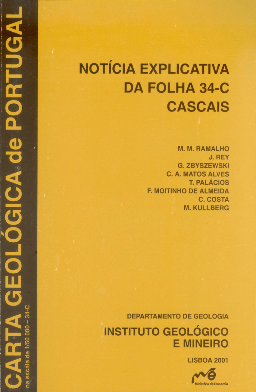 Livro Carta Geológica De Portugal Na Escala De 1/50 000, Notícia  Explicativa Da Folha 34-C Cascais de Ramalho (M M) E Outros ( Português )