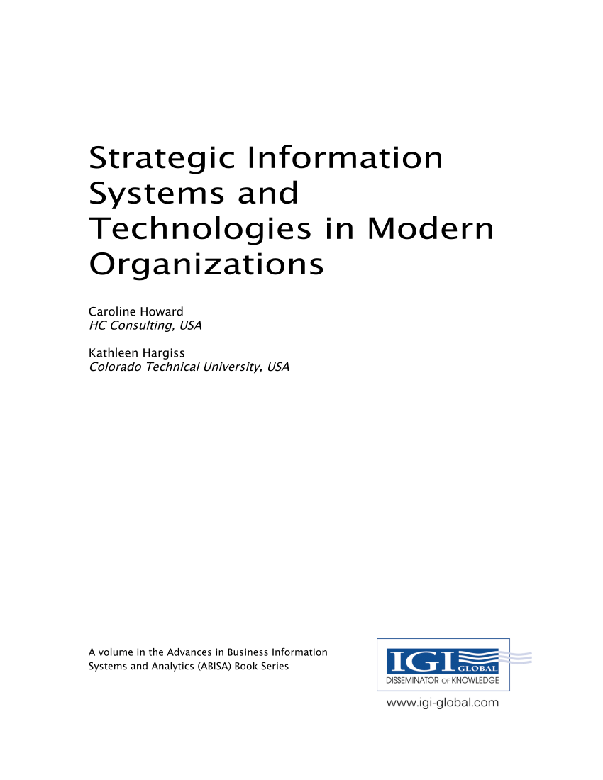 (PDF) ICT Strategy Development: