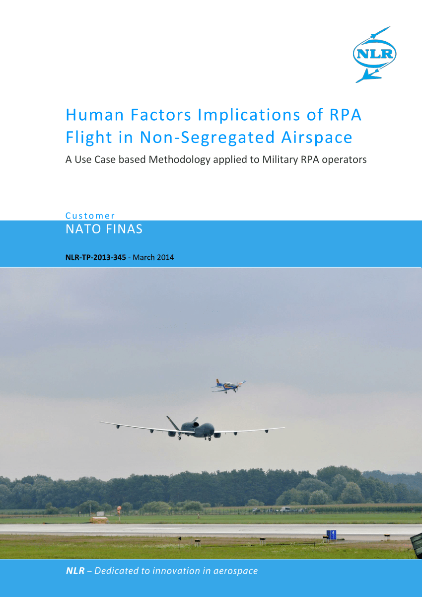 PDF) Human Factors Implications of RPA Flight in Non-Segregated ...