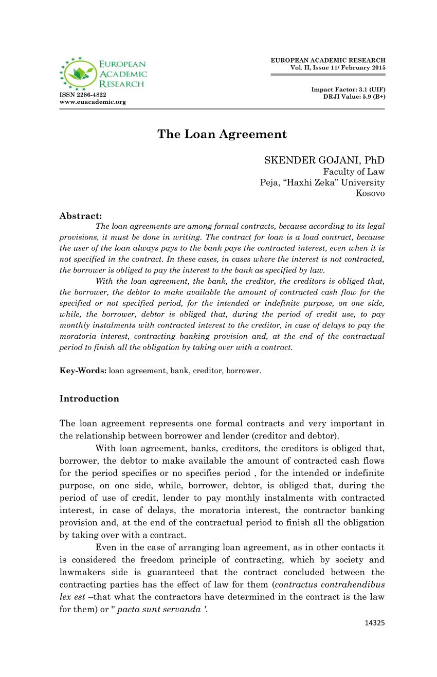 assignment in loan agreement