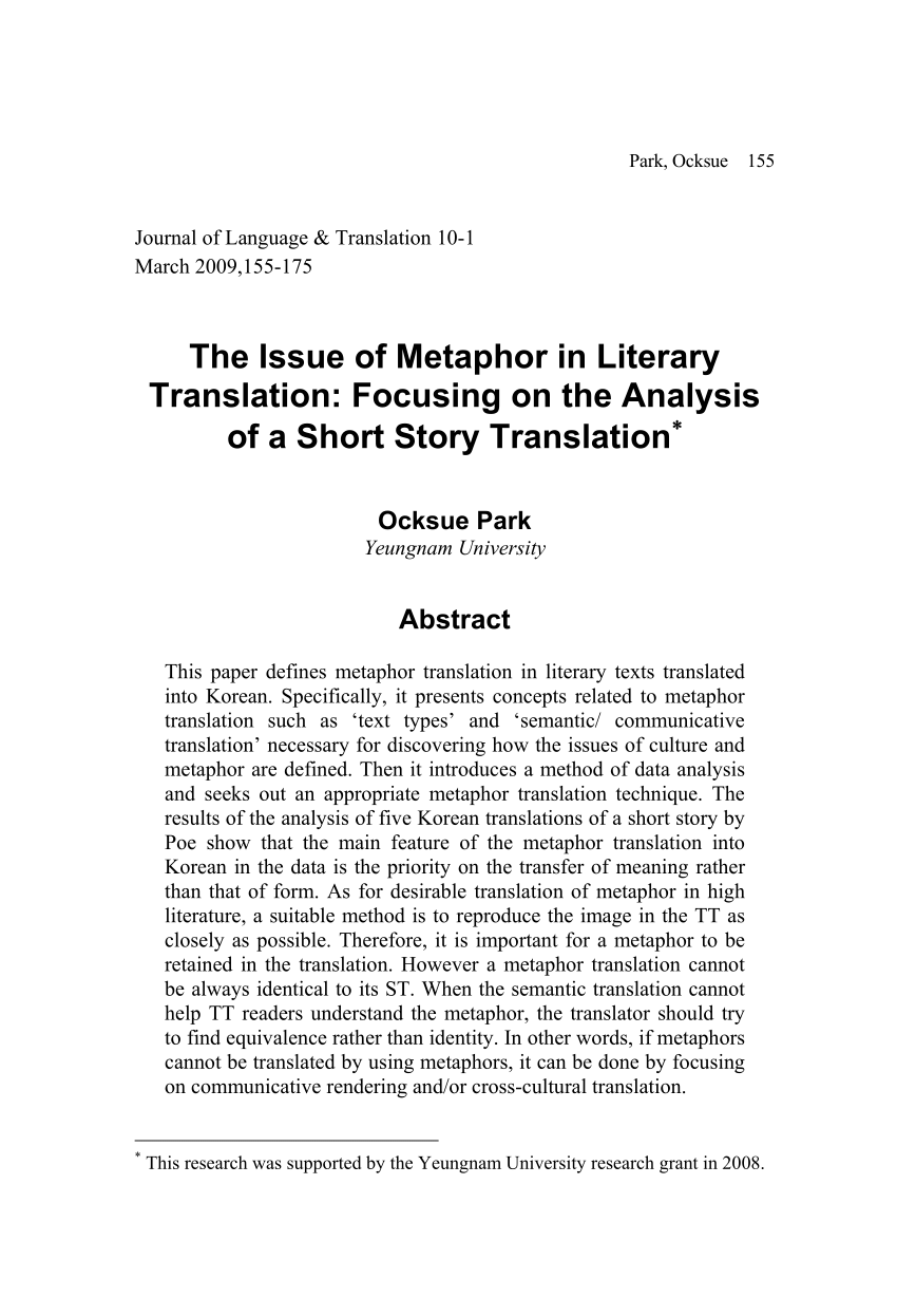 literary translation thesis pdf