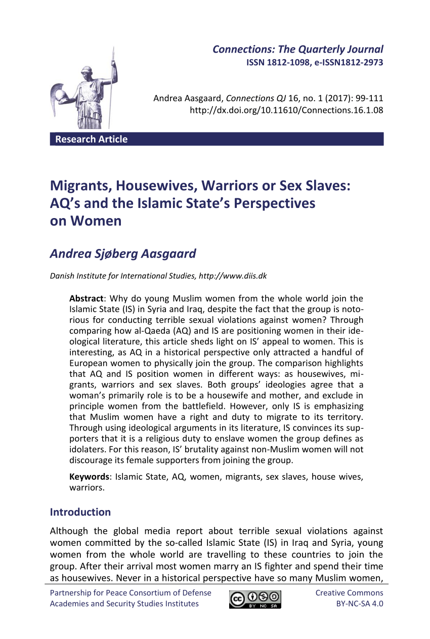 PDF) Migrants, Housewives, Warriors or
