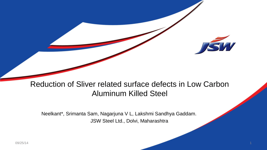 (PDF) Reduction of Sliver related surface defects in Low Carbon ...