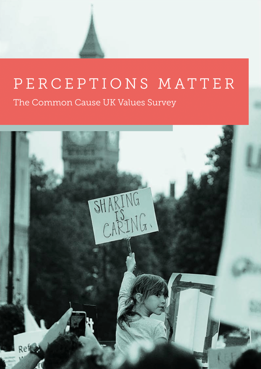 Banzai valve Vest PDF) Perceptions Matter: The Common Cause UK Values Survey