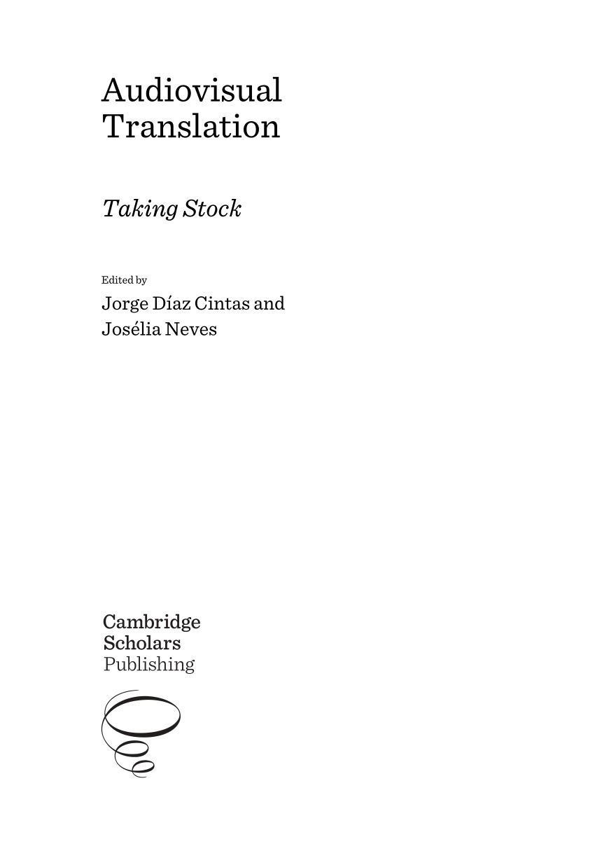 audiovisual translation thesis pdf