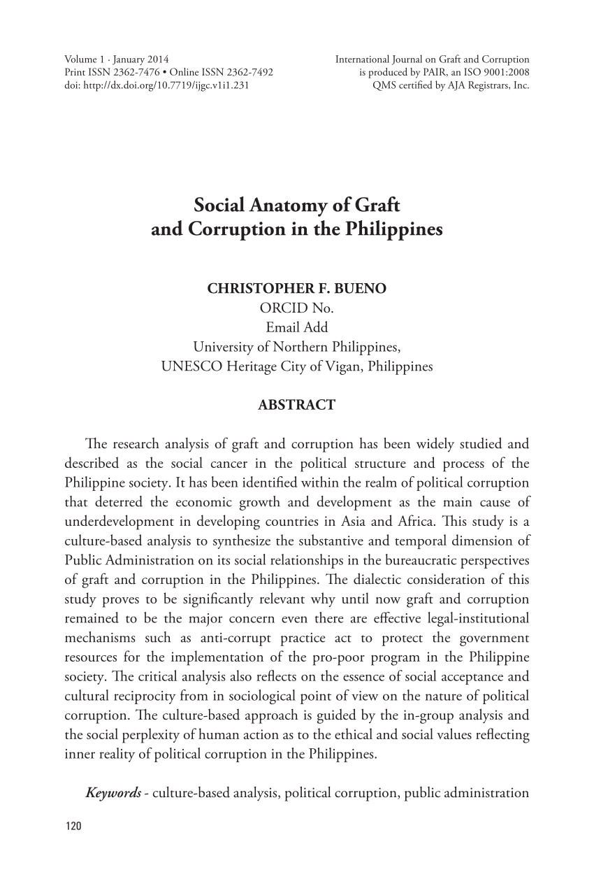 graft and corruption in the philippines research paper