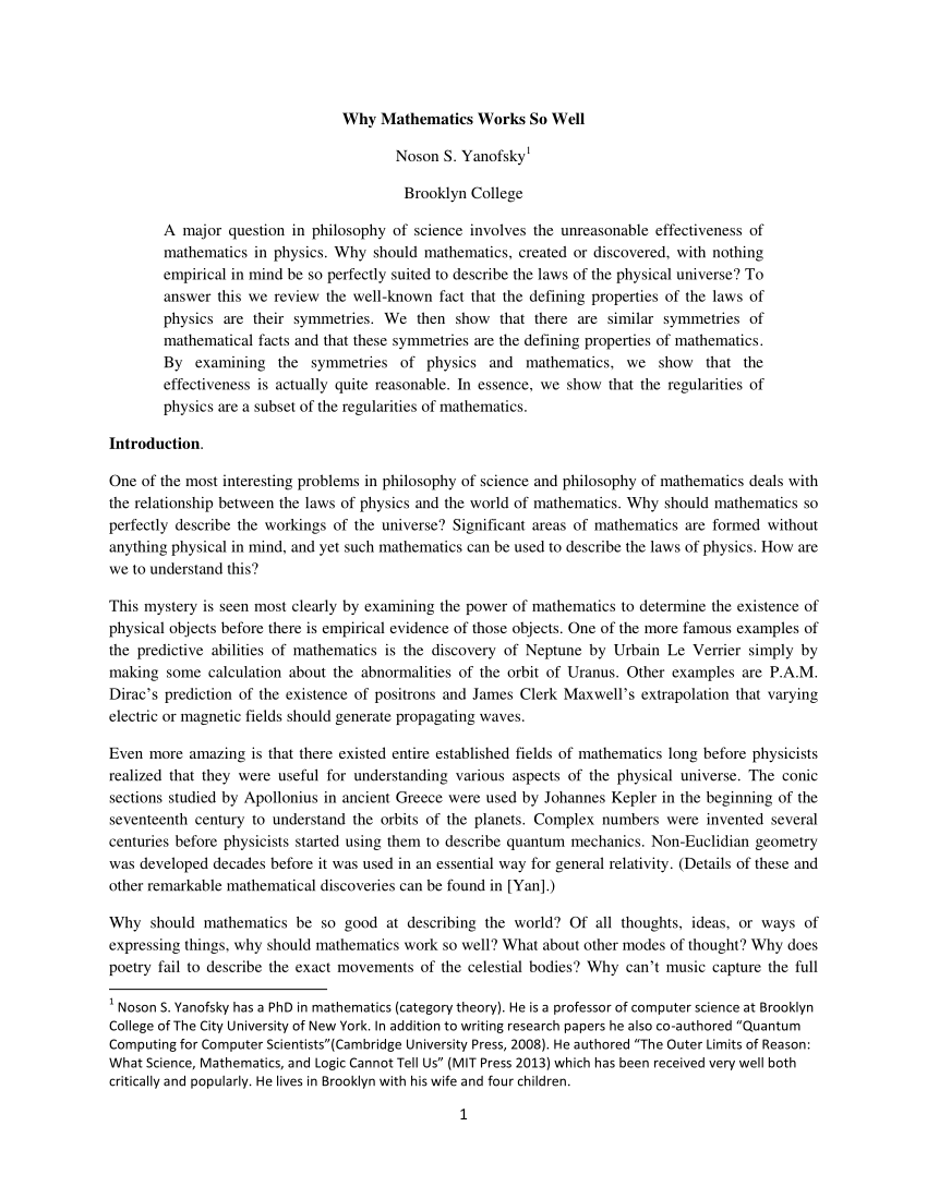 The Outer Limits of Reason: What Science, Mathematics, and Logic Cannot  Tell Us by Noson S. Yanofsky