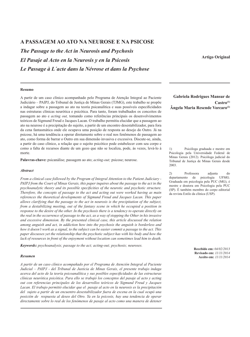 Clínica Da Angústia 1, PDF, Jacques Lacan