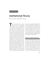 institutional theory research paper