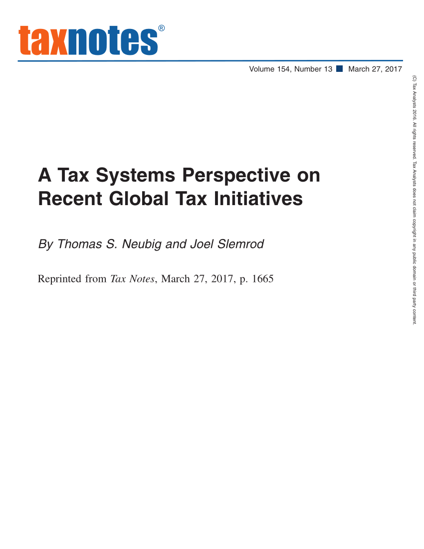 research paper on tax system