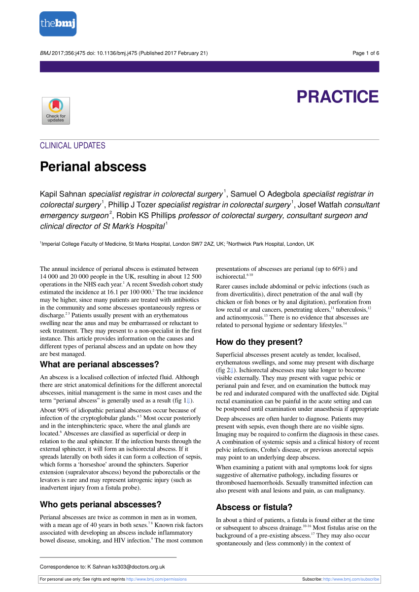 Incision And Drainage Of Perirectal Abscess Cpt Code