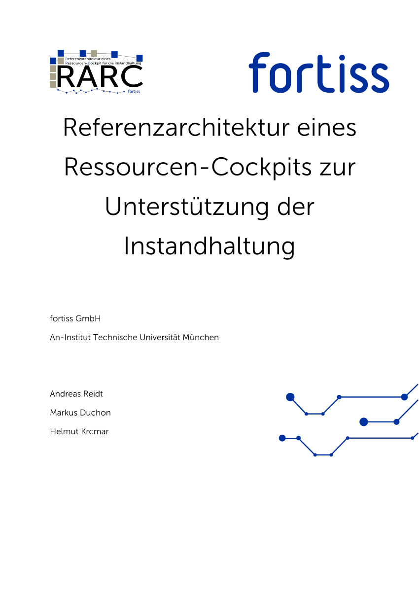 PDF) Referenzarchitektur eines Ressourcen-Cockpits zur