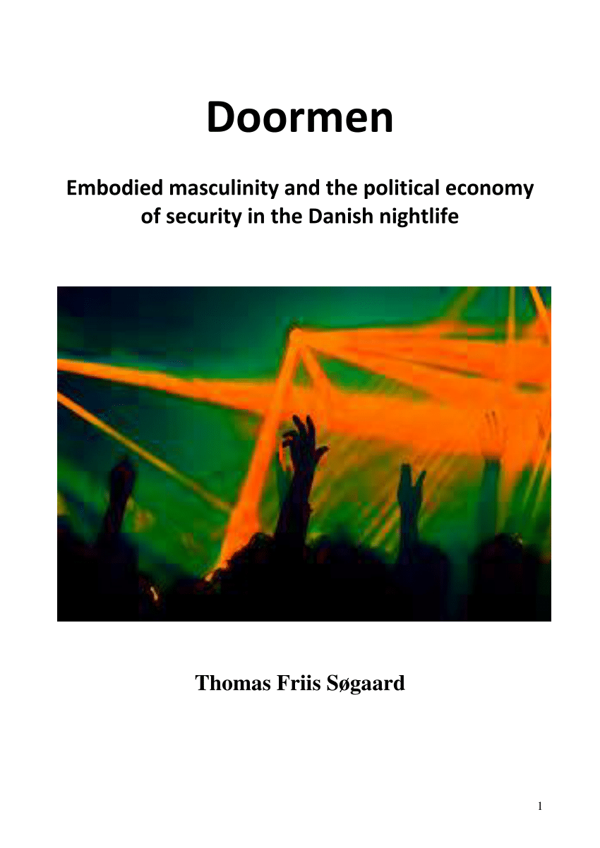 PDF Doormen embodied masculinity and the political economy of  