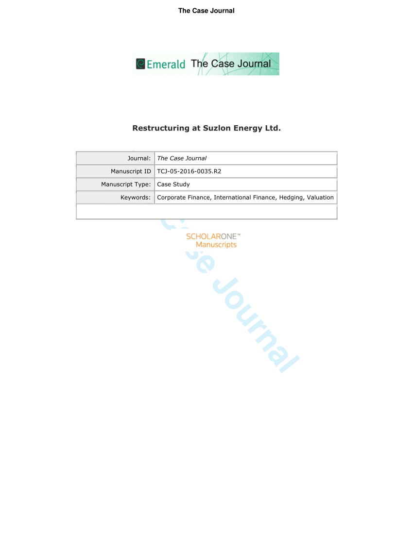 research report on suzlon energy