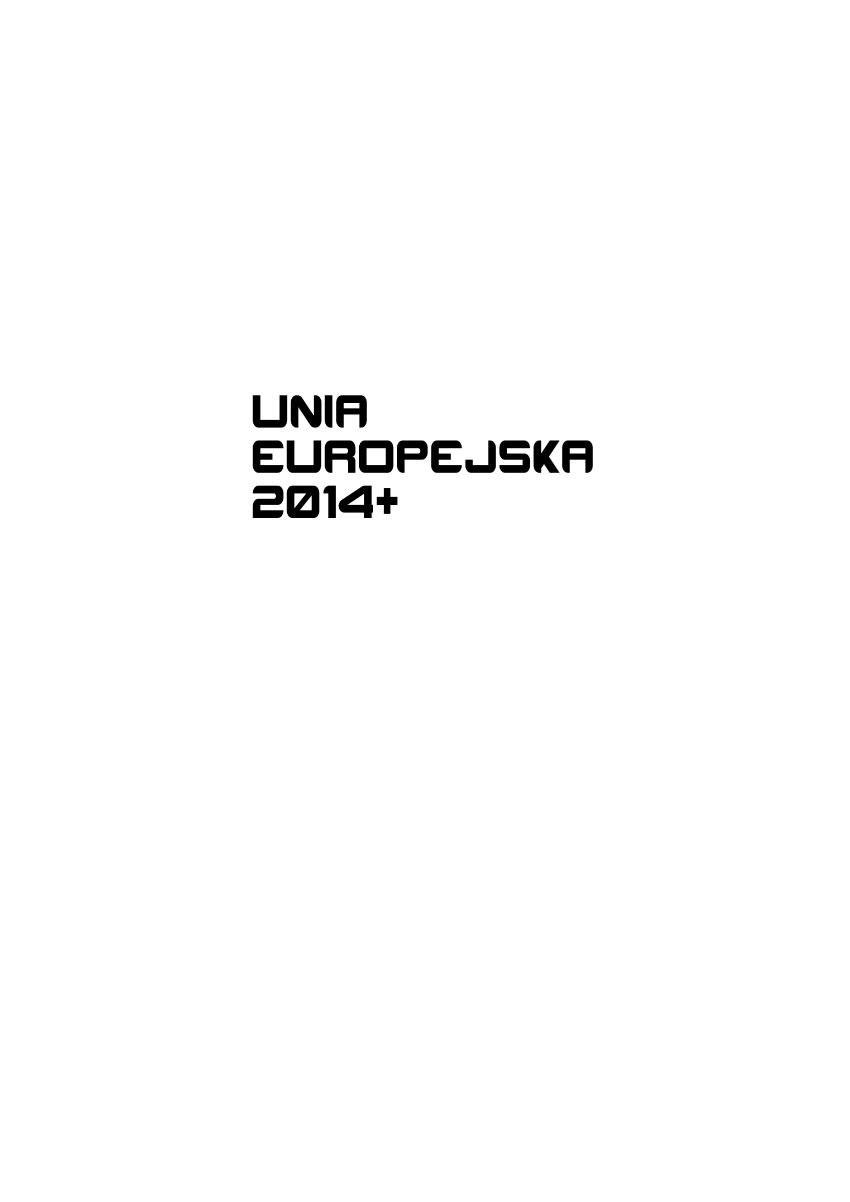 Pdf Unia Europejska 2014