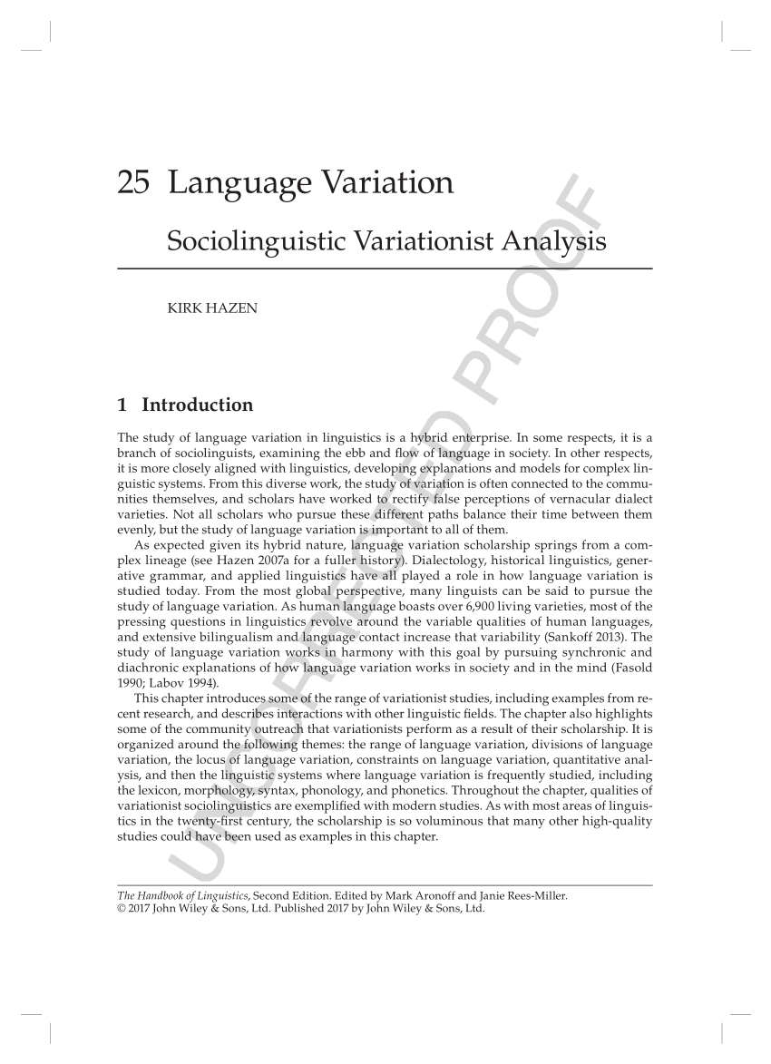 thesis on language variation