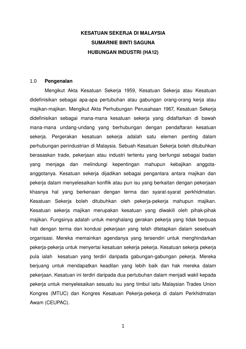 Contoh Isi Kandungan Surat Perjanjian Perkongsian Malaysia