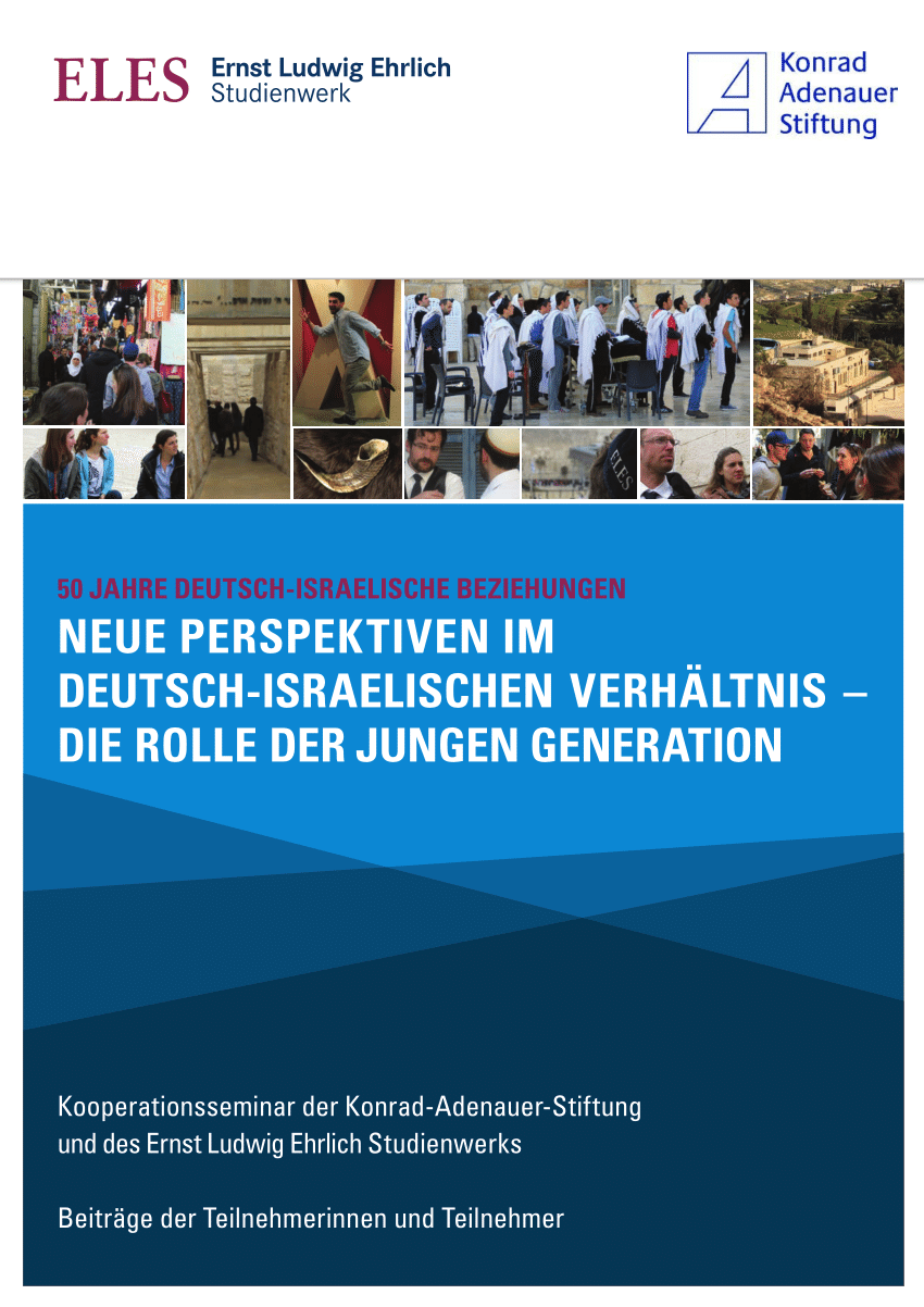 PDF) New Perspectives in German-Israeli Relations - The Role of ...