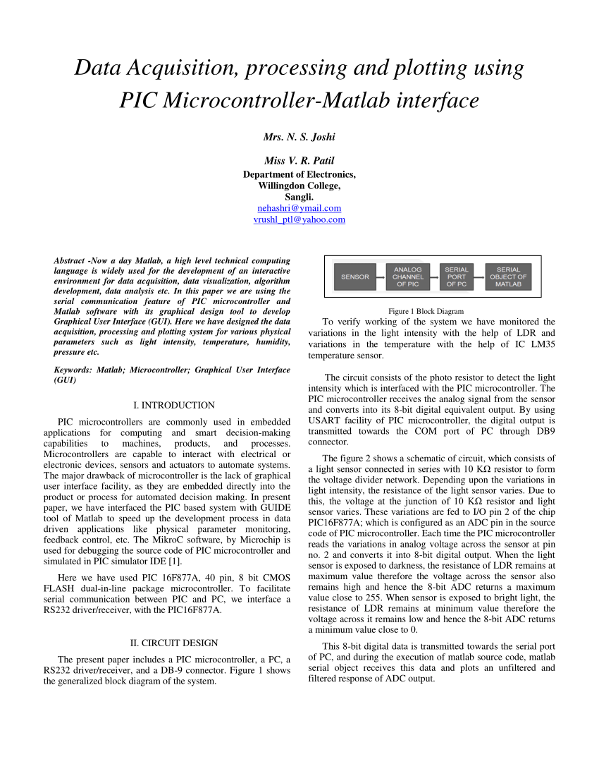 research paper on microcontroller applications