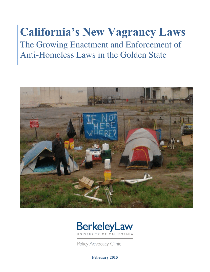 [PDF] California's New Vagrancy Laws The Growing Enactment and