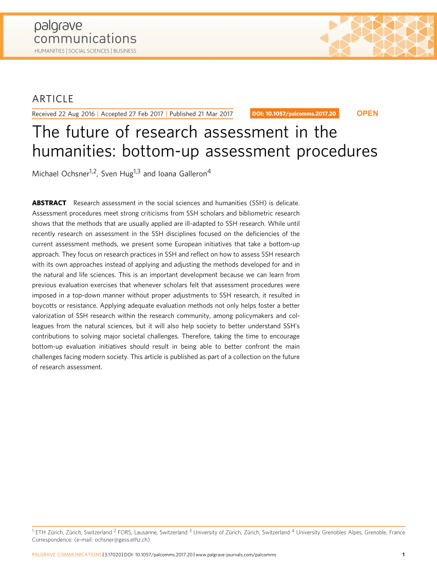 future research assessment programme